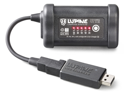Lupine batteriladdare USB
